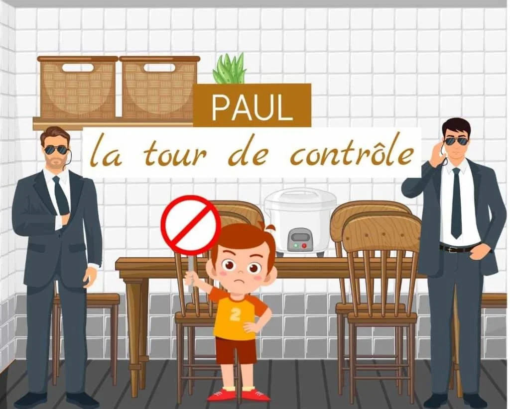 Paul la tour de contrôle - stage enfant intérieur