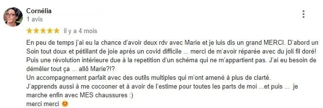 Témoignage Cornélia